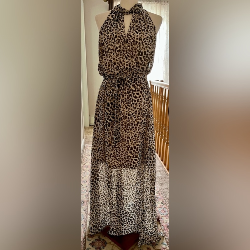 Calvin Klein NWT Leopard Print Dress